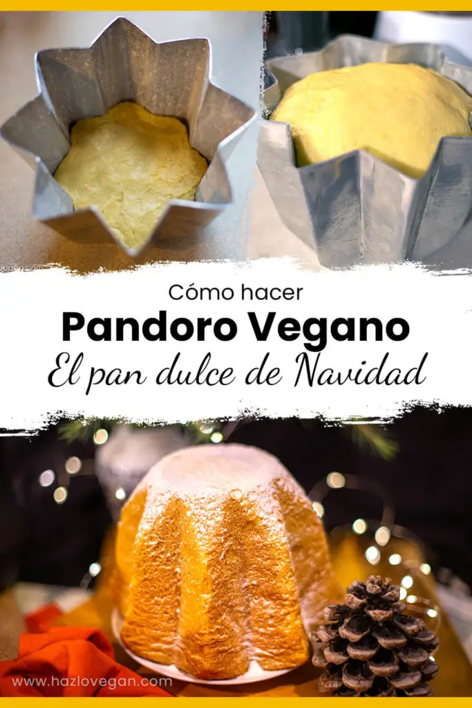 Pin Cómo hacer Pandoro Vegano - Hazlo Vegan