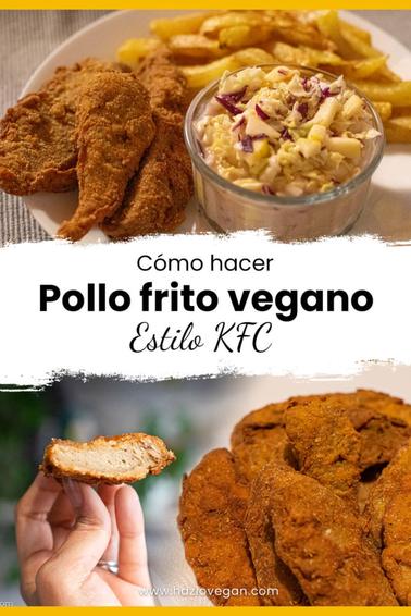 Cómo hacer pollo frito vegano (Estilo KFC) | Hazlo Vegan