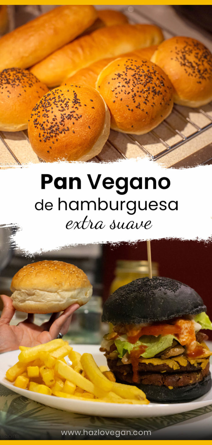 Pan vegano de hamburguesa extra suave Hazlo Vegan