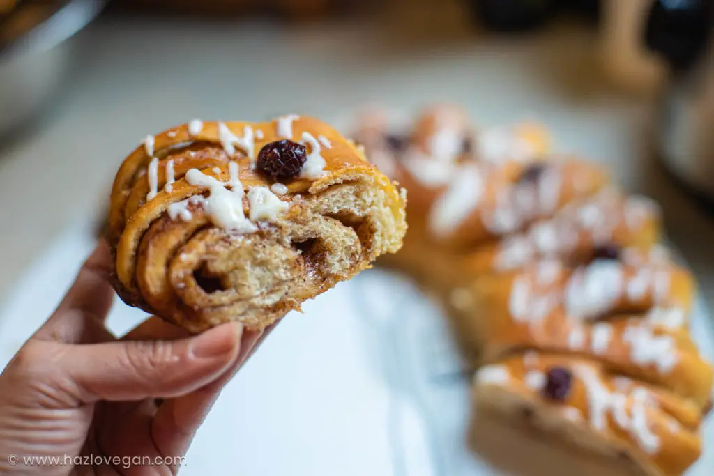 Ciambella Cinammon Roll vegane