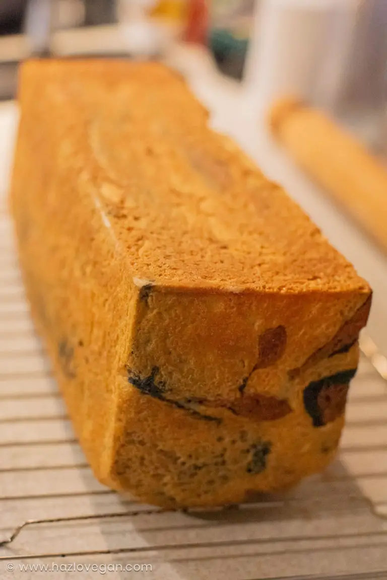 Molde de pan dulce vegano de leopardo listo - Hazlo Vegan
