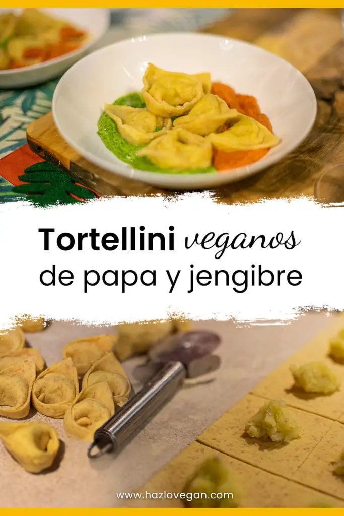 Pin Tortellini Papa y Jengibre - hazlo Vegan