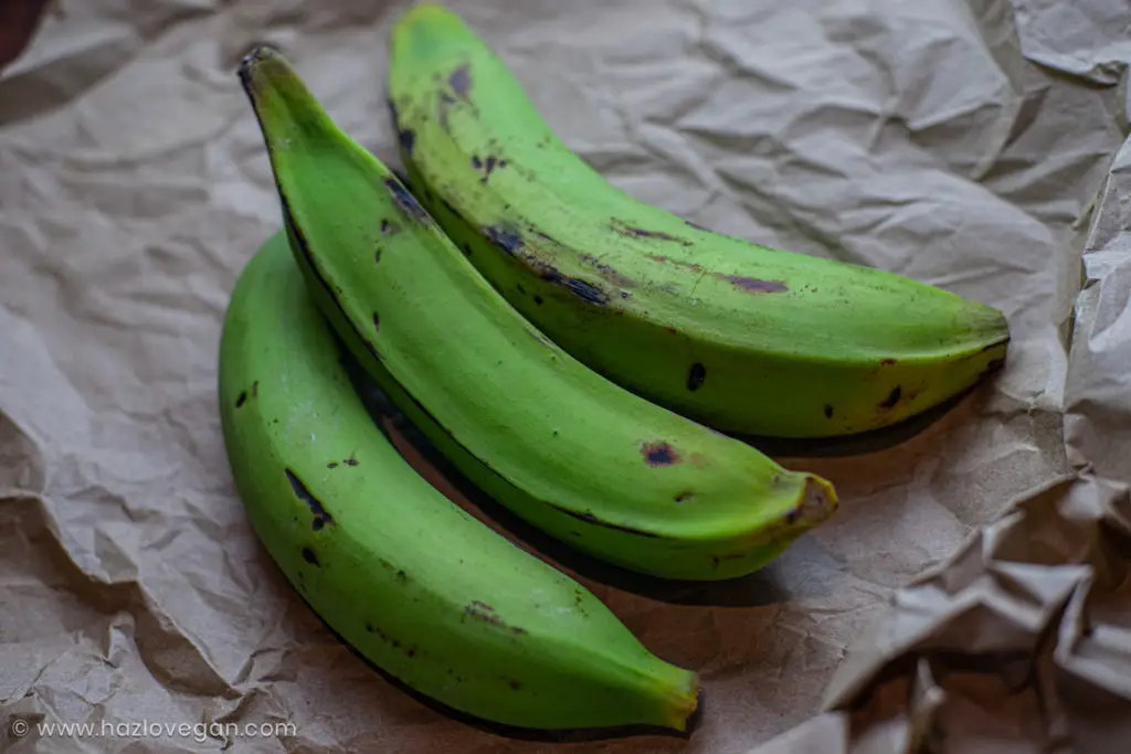 Bolón de verde vegano o plátano macho - Hazlo Vegan