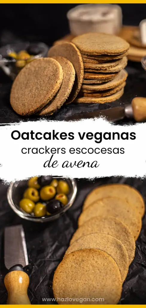 Pin Oatcakes veganas - Hazlo Vegan