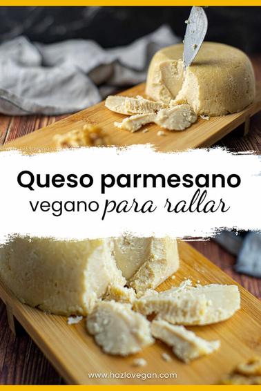 Queso parmesano vegano para rallar | Hazlo Vegan