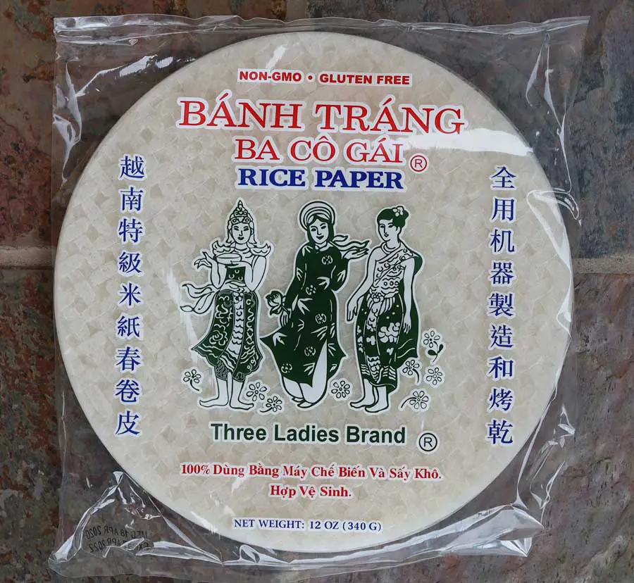 Papel de arroz para rollos primavera vietnamitas - Hazlo Vegan