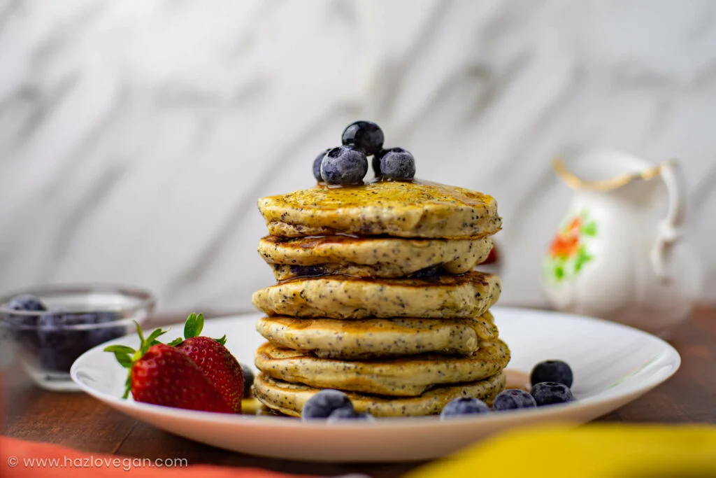 Pancakes del desayuno enriquecidos con proteína aislada - Hazlo Vegan