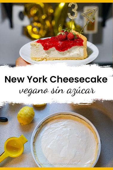 Cheesecake vegano perfecto sin azúcar | Hazlo Vegan