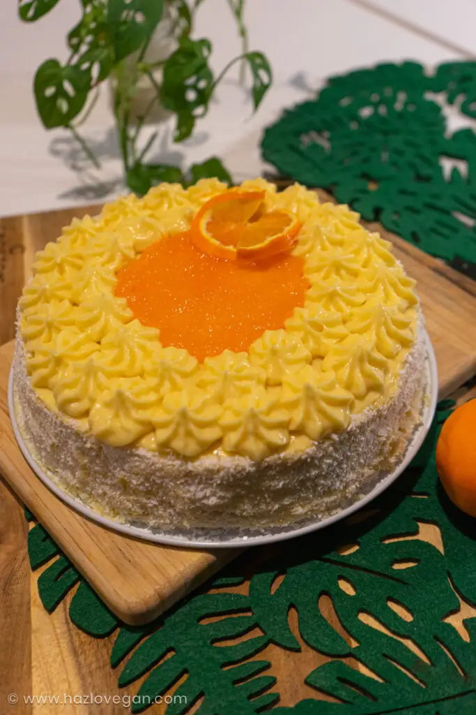 Torta de panqueques de naranja vegana - Primer intento - Hazlo Vegan