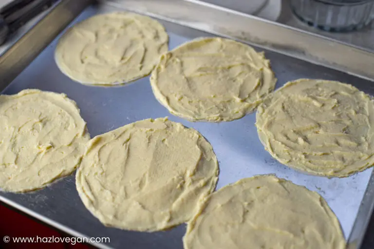 Torta de panqueques de naranja vegana - Bizcochos listos para hornear - Hazlo Vegan