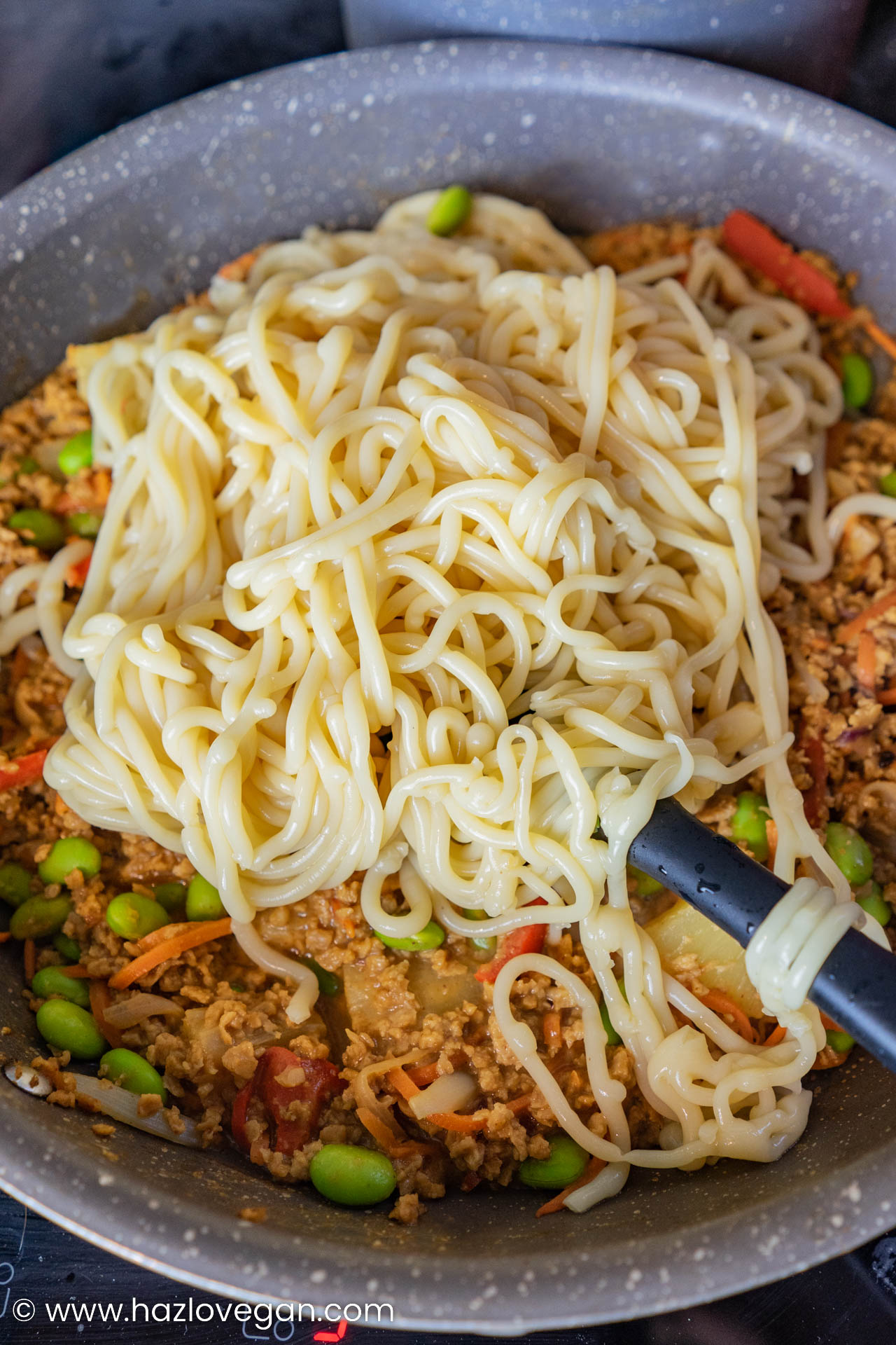 Spaghetti Keto vegano